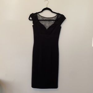 WHBM Black Event Pencil Dress